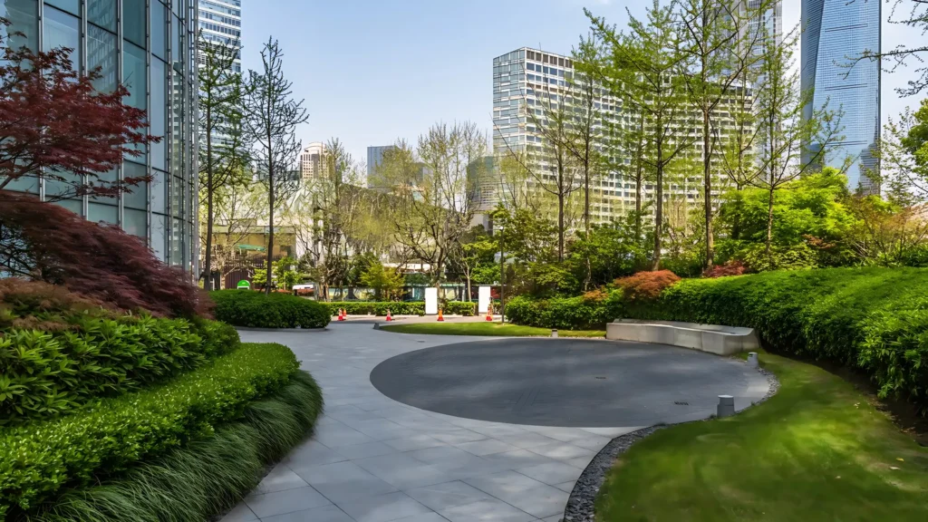 Landscaping of an apartment of Saini properties