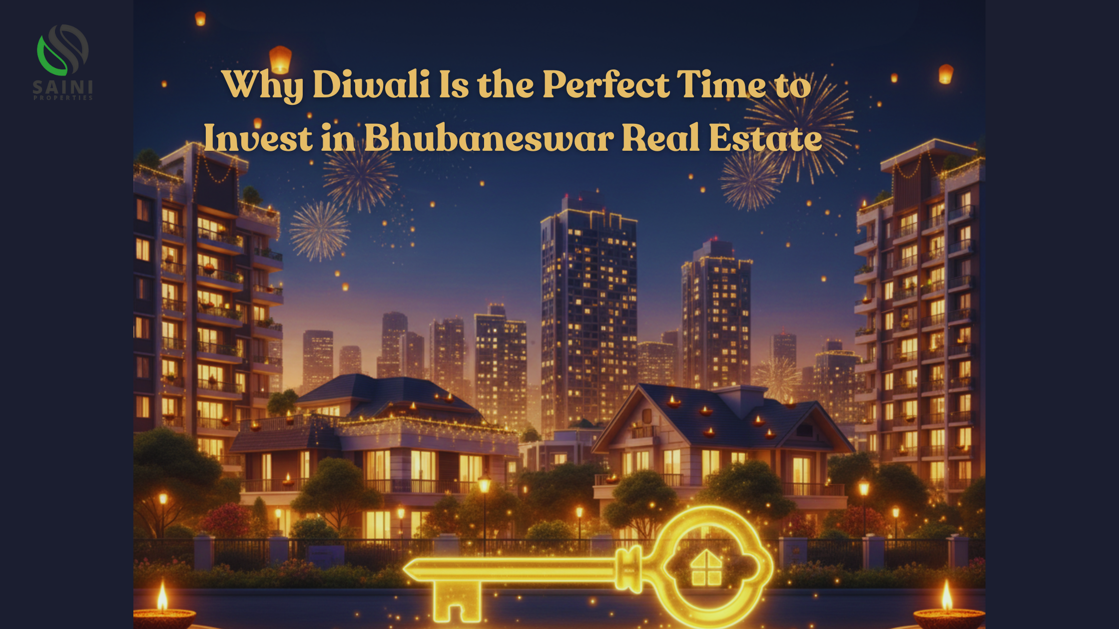Read more about the article Why Diwali Is the Perfect Time to Invest in Bhubaneswar Real Estate | Saini Properties